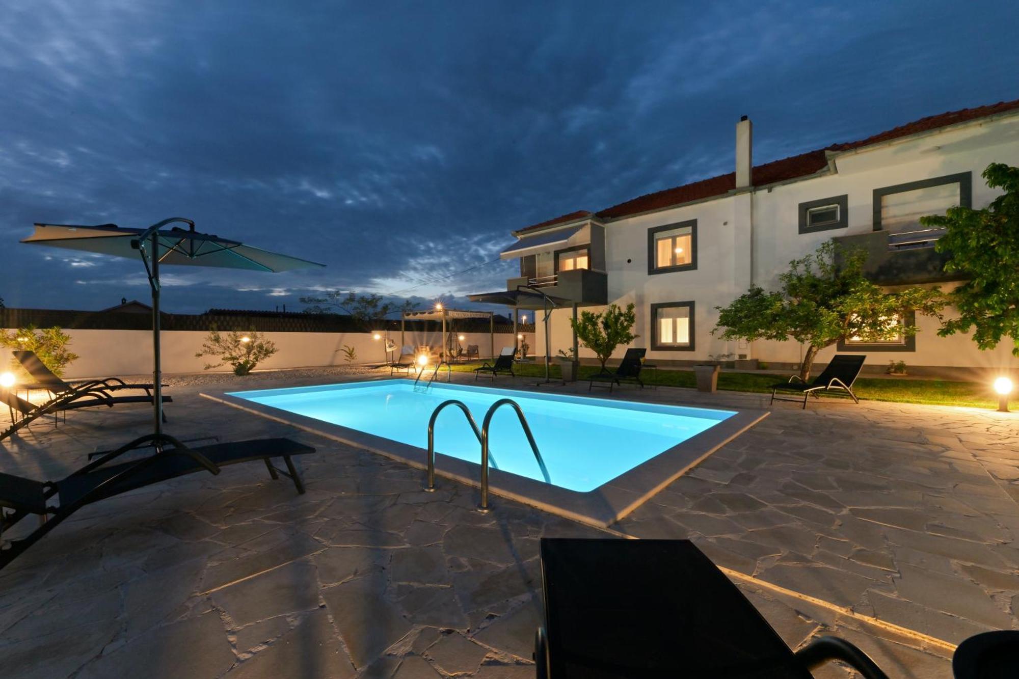 Apartment Amelie - With Pool And Sauna! Galovac (Zadar) Exterior foto